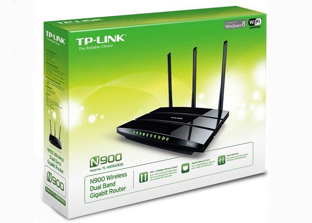 950Mb Wireless Router Gigabit 4-Port TP-LINK (WDR4900) Dua