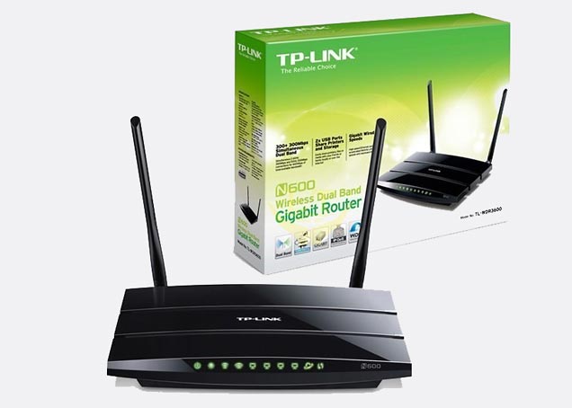 600Mb Wireless Router Gigabit 4-Port TP-LINK (WDR3600ND) Dual Band