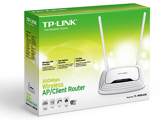 300Mb Wireless Router TP-LINK (WR843ND) AP/Client
